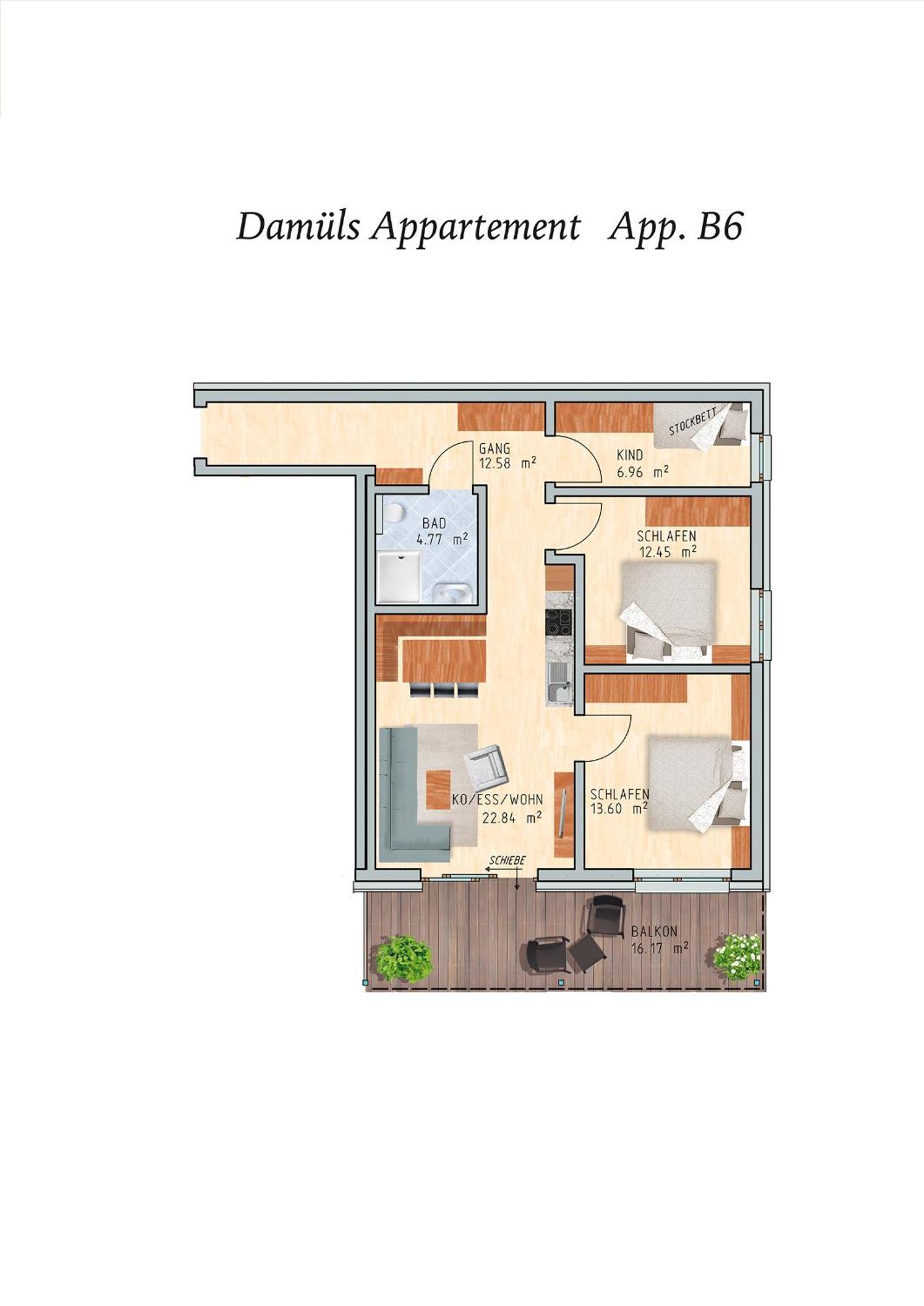 Damuels Appartements 部屋 写真